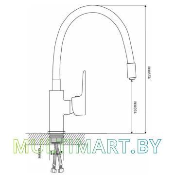 Смеситель Ekko E4263-7 картинка 6